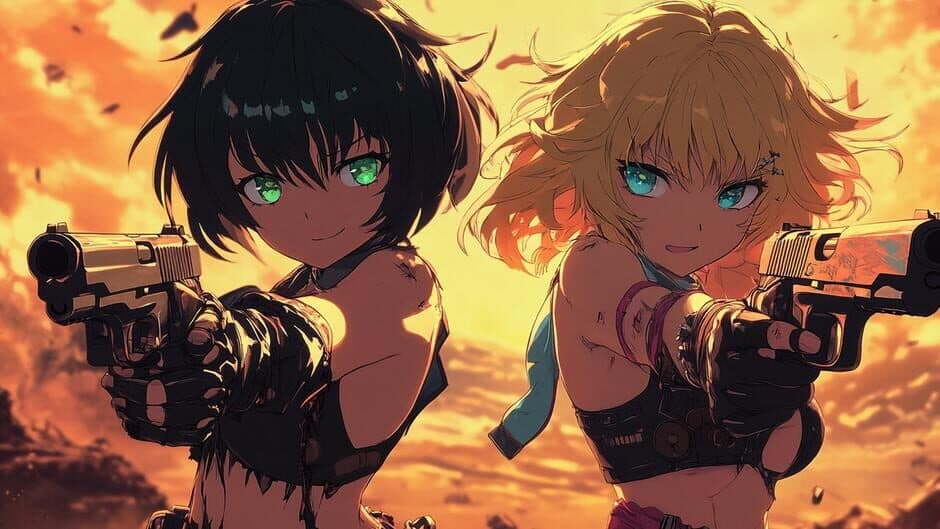 Скриншот 4 из Anime Girls: Wasteland Shootout