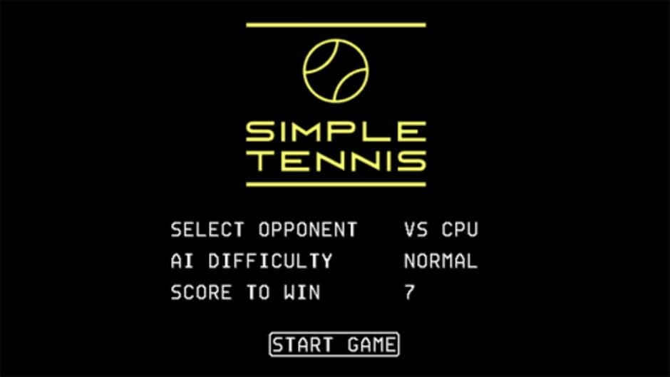 Скриншот 1 из Simple Tennis