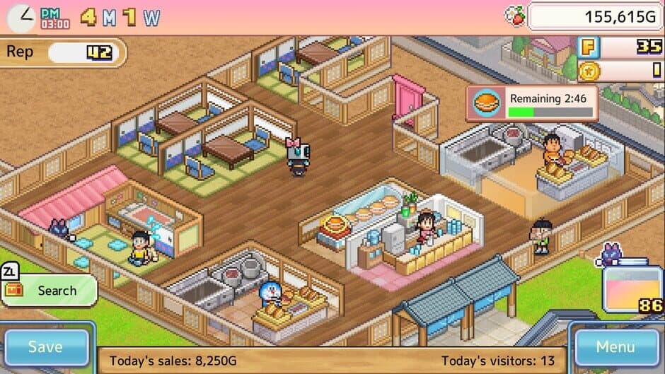 Скриншот 1 из Doraemon Dorayaki Shop Story