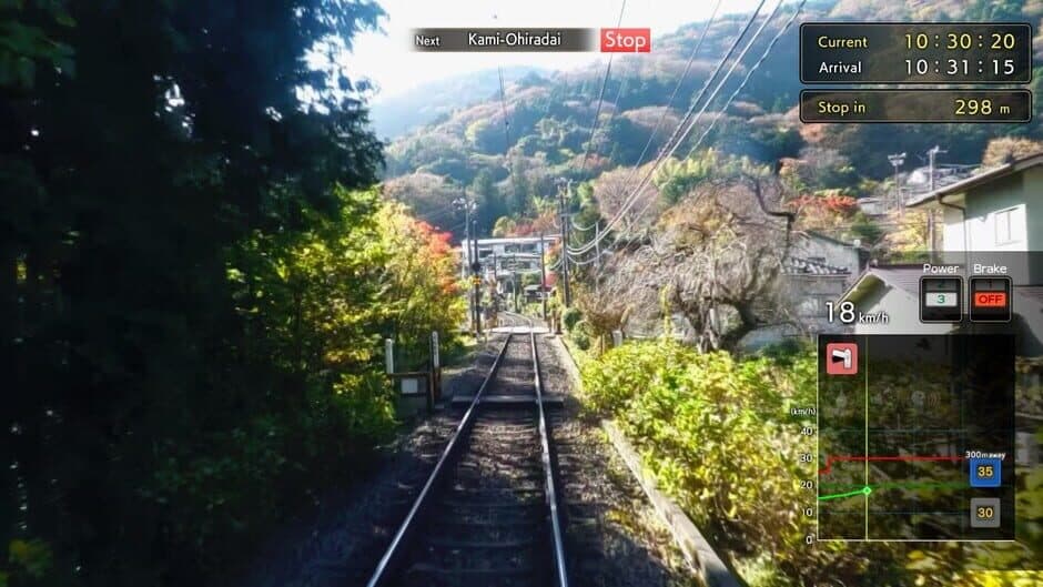 Скриншот 2 из Japanese Rail Sim: Hakone Town of Natural Beauty and Hot Springs