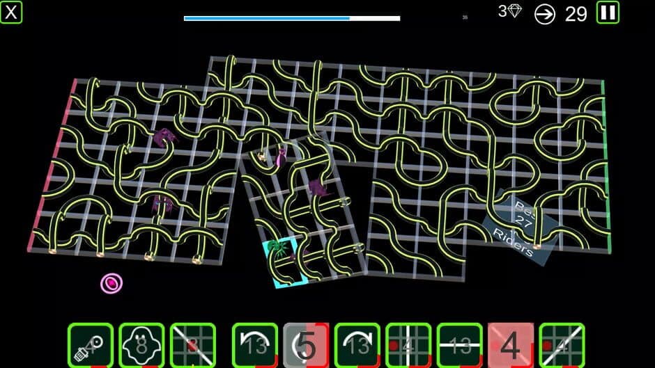 Скриншот 2 из FlipTiles: Warp Lines