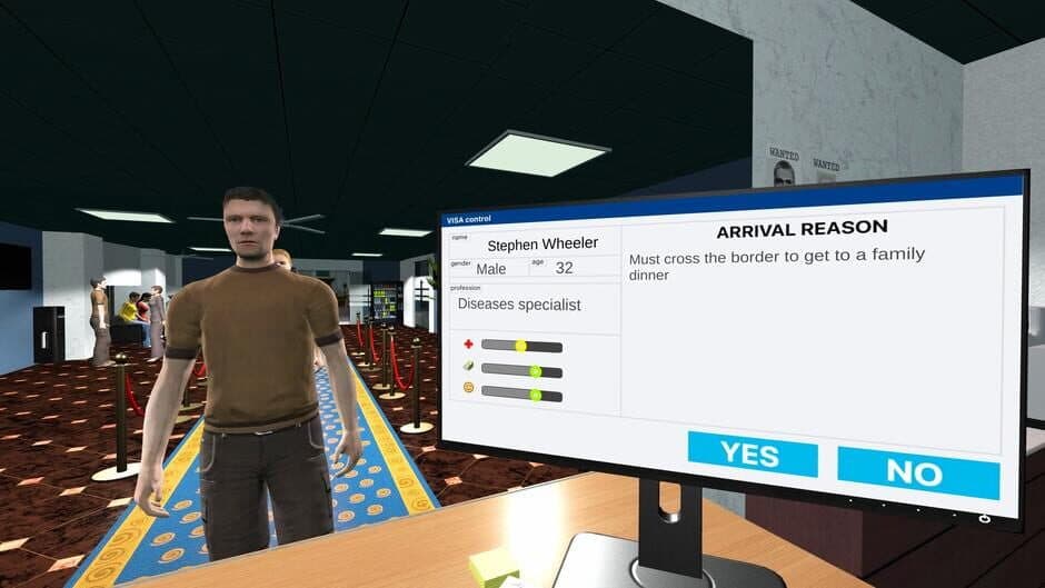 Скриншот 3 из Visa Control: USA Border Simulator