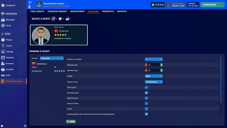 Скриншот 5 из Pro Basketball Manager 2025