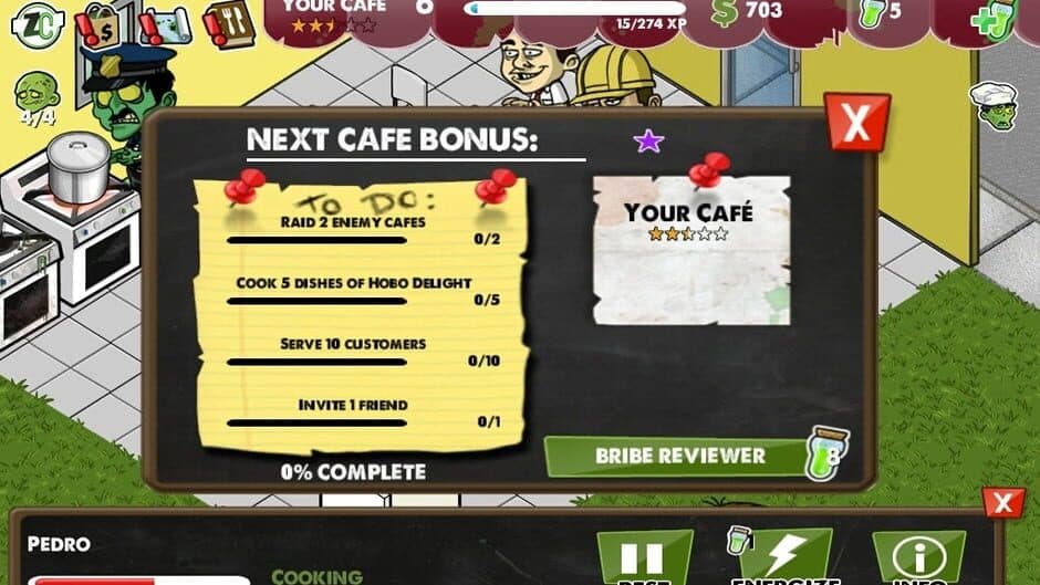 Скриншот 1 из Zombie Cafe