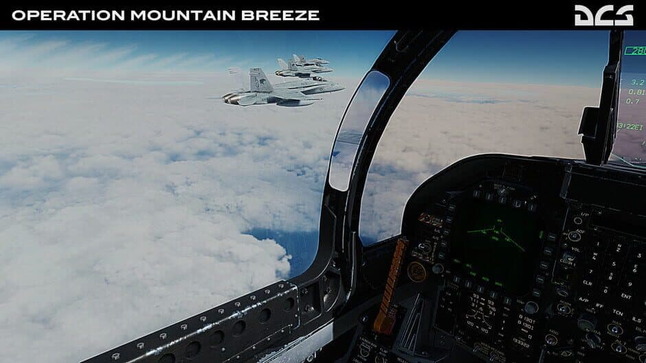 Скриншот 4 из DCS World: F/A-18C Operation Mountain Breeze by Sandman Simulations