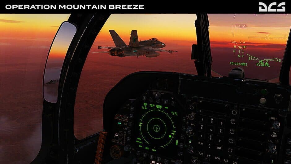 Скриншот 7 из DCS World: F/A-18C Operation Mountain Breeze by Sandman Simulations