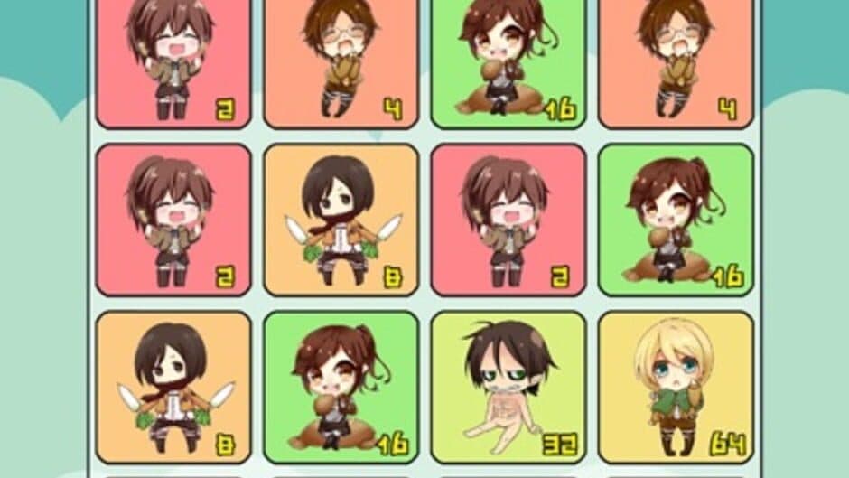 Скриншот 1 из 2048 Attack on Titan