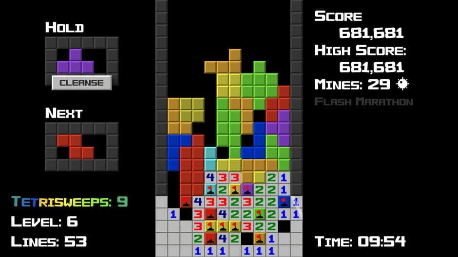 Скриншот 2 из Tetrisweeper