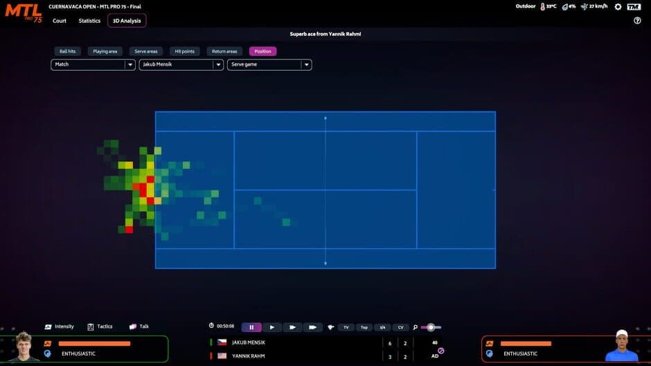 Скриншот 4 из Tennis Manager 2024