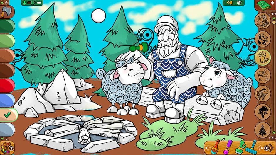 Скриншот 5 из Coloring Pages: Lumberhill Tales