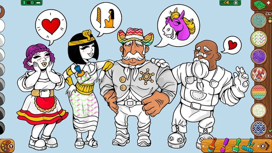 Скриншот 2 из Coloring Pages: Lumberhill Tales