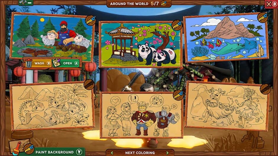 Скриншот 6 из Coloring Pages: Lumberhill Tales