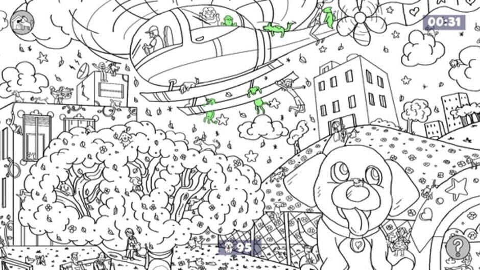Скриншот 1 из 101 Cute Dogs: Find & Paint