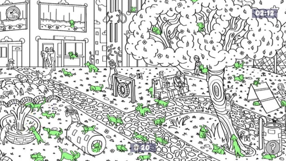 Скриншот 2 из 101 Cute Dogs: Find & Paint