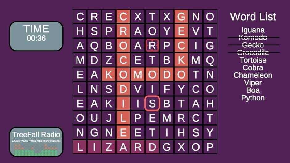 Скриншот 2 из 1-2-Whopping Word Search!