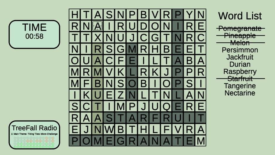 Скриншот 3 из 1-2-Whopping Word Search!