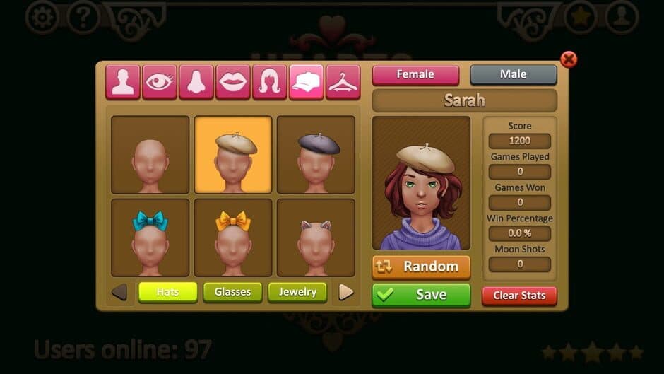 Скриншот 1 из Hearts Online