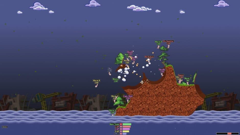 Скриншот 4 из Worms Armageddon: Anniversary Edition