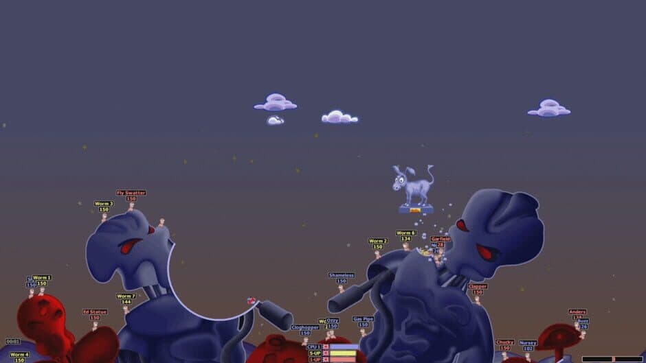 Скриншот 3 из Worms Armageddon: Anniversary Edition