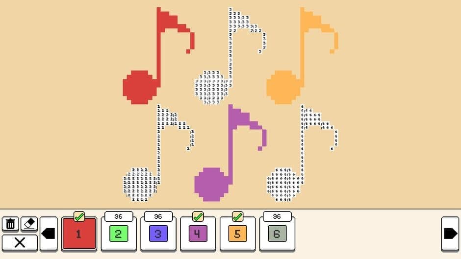 Скриншот 5 из Coloring Pixels: Collection 4