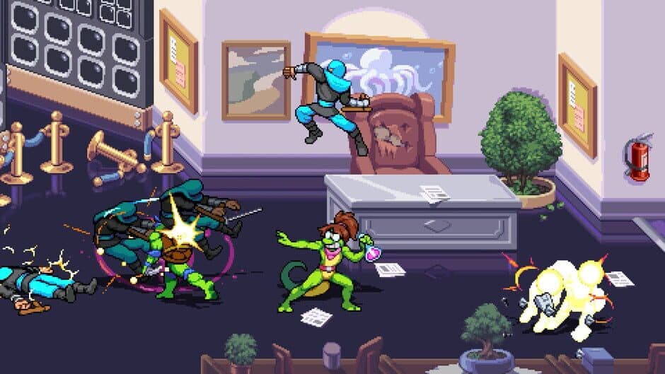 Скриншот 3 из Teenage Mutant Ninja Turtles: Shredder's Revenge - Radical Reptiles