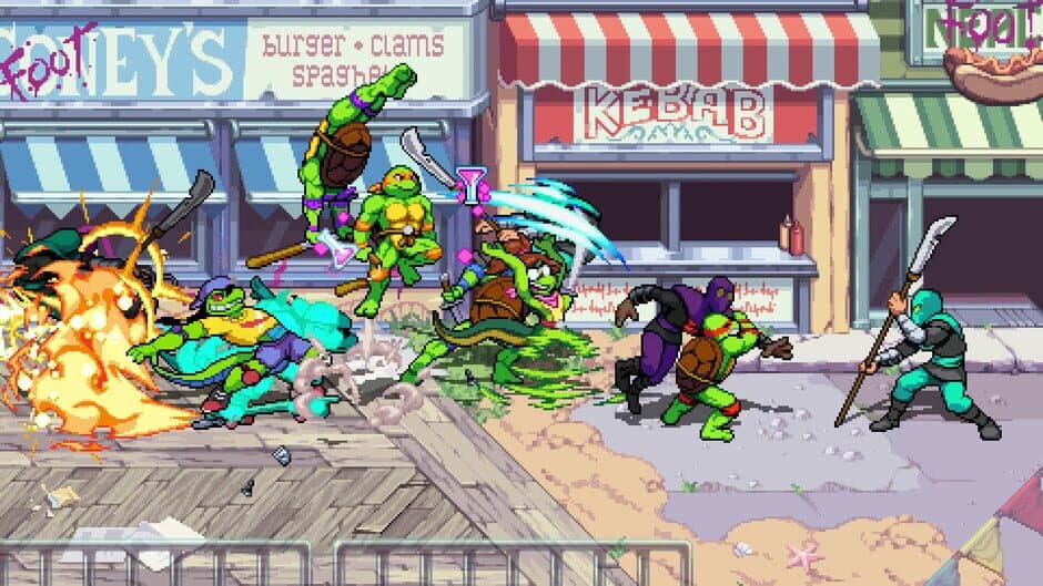 Скриншот 5 из Teenage Mutant Ninja Turtles: Shredder's Revenge - Radical Reptiles