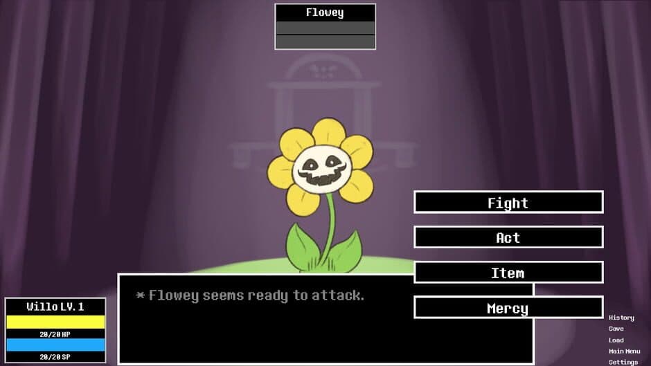 Скриншот 1 из Undertale: Act to Flirt