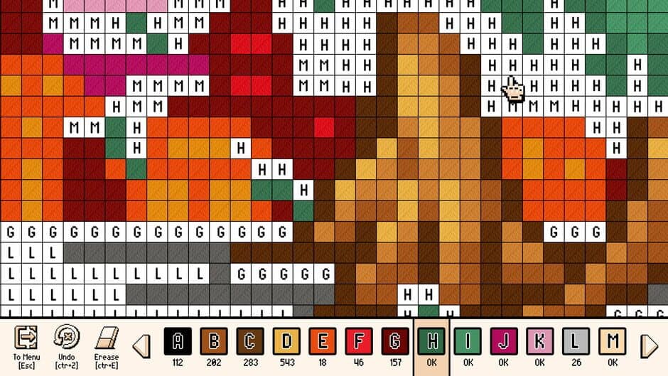 Скриншот 4 из Pixel Cross Stitch: Color by Number