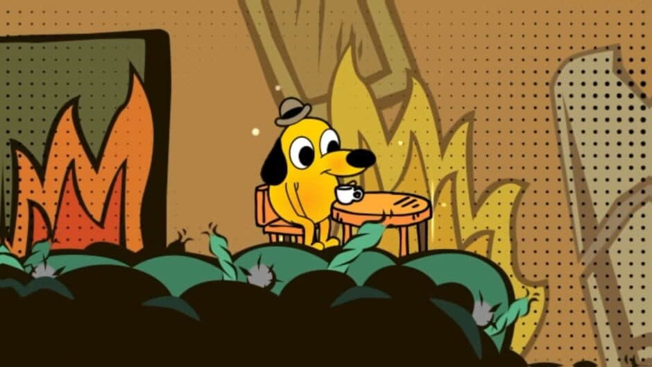 Скриншот 2 из This is Fine: Maximum Cope