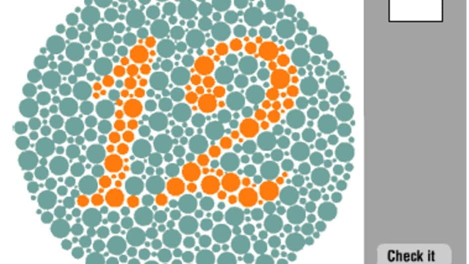 Скриншот 2 из Color Vision Deficiency Test