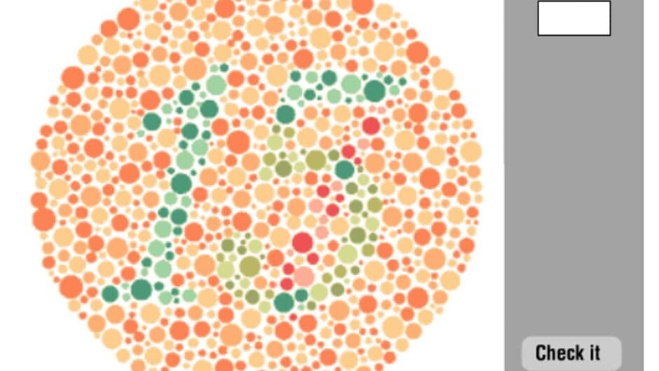 Скриншот 3 из Color Vision Deficiency Test