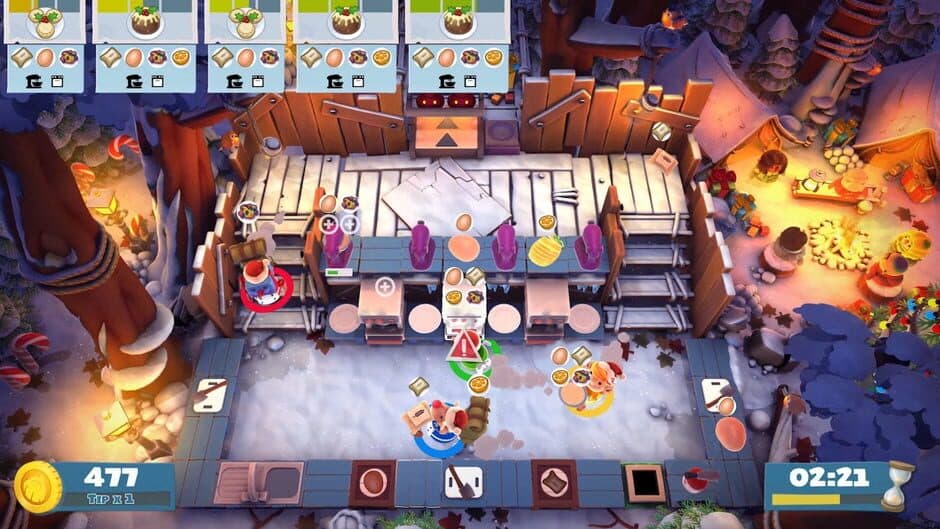 Скриншот 1 из Overcooked! 2: Winter Wonderland