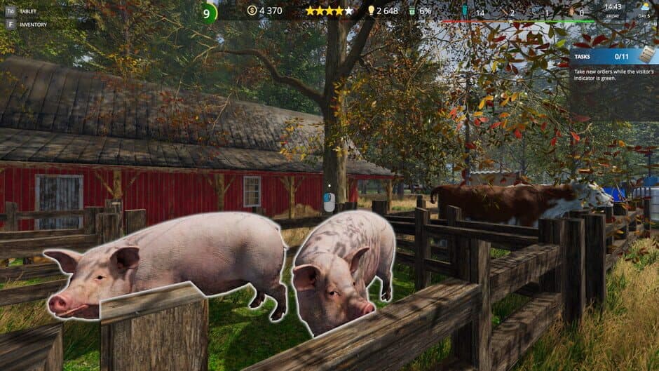 Скриншот 12 из Cafe Owner Simulator: Farm DLC