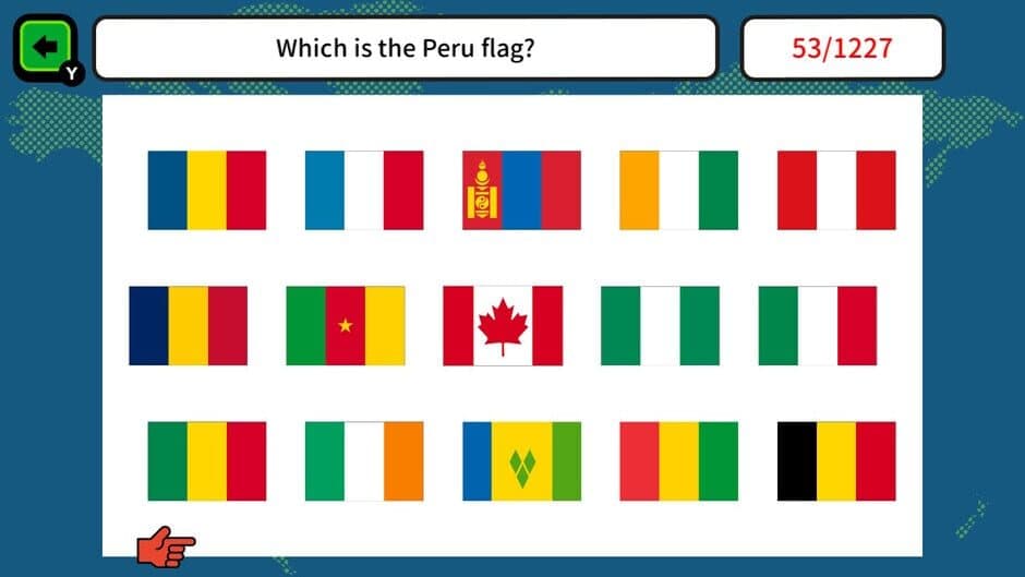 Скриншот 1 из 1000 Questions Quiz! National Flag