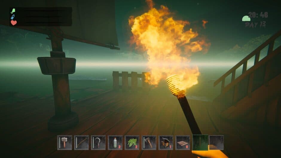 Скриншот 1 из Survival Float Simulator: Crocodile Waters Craft, Raft, Build