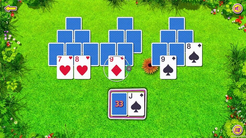Скриншот 6 из Summer Tri-Peaks Solitaire