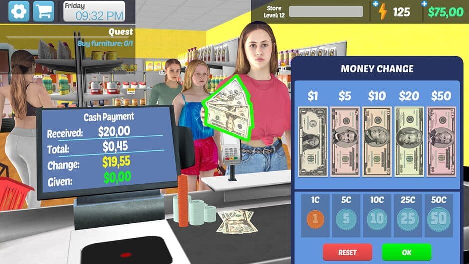 Скриншот 4 из Supermarket Grocery Simulator