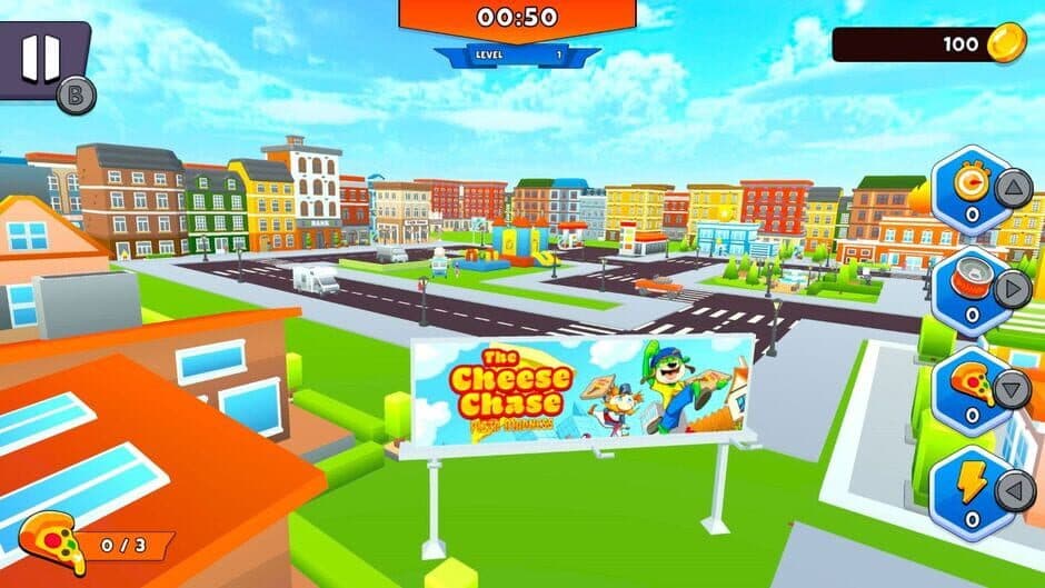 Скриншот 3 из The Cheese Chase: Pizza Madness