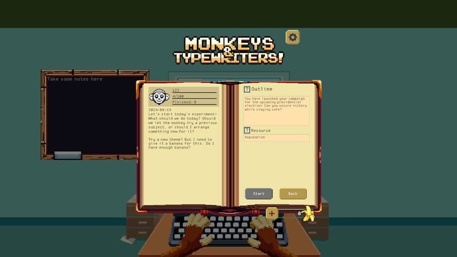 Скриншот 1 из Monkeys & Typewriters!