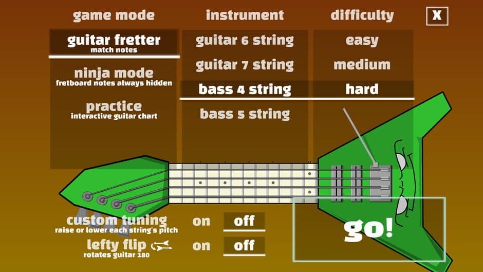 Скриншот 1 из Guitar Fretter