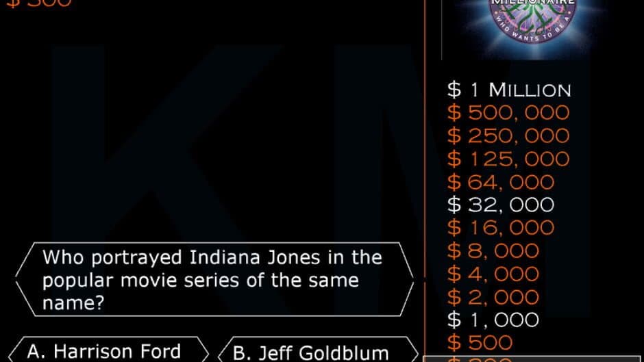 Скриншот 1 из Who Wants to Be a Millionaire: Flash Edition