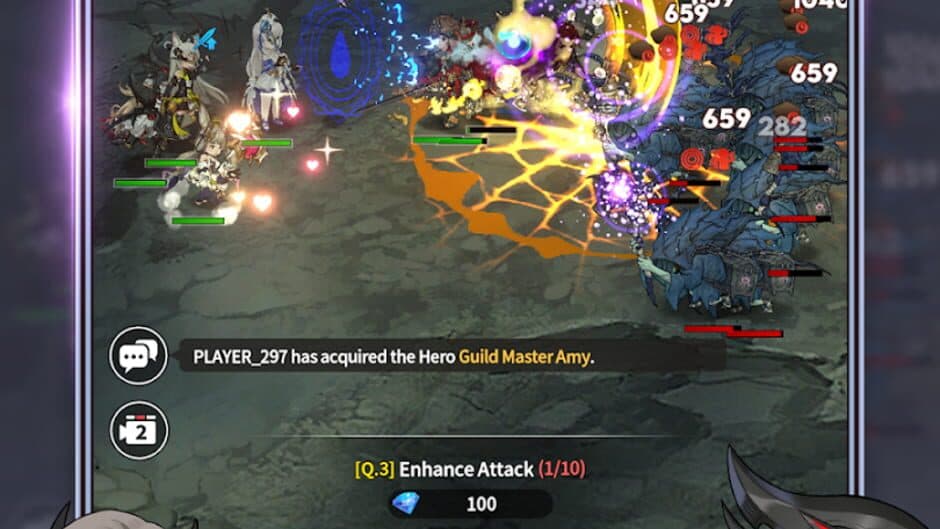 Скриншот 4 из Gran Saga Idle: Knights x Knights