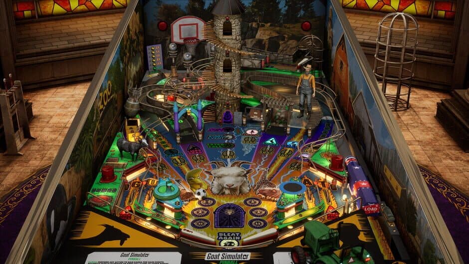 Скриншот 4 из Pinball FX: Goat Simulator Pinball