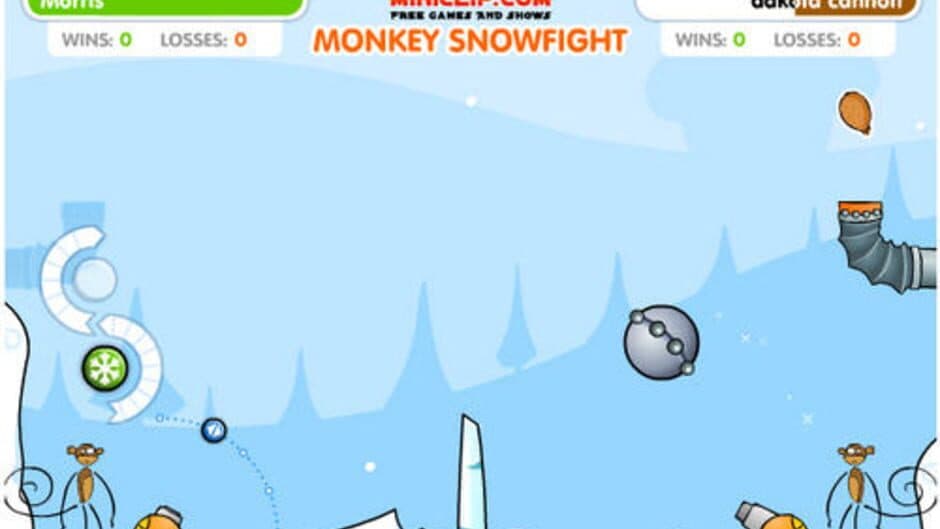 Скриншот 2 из Monkey Snowfight