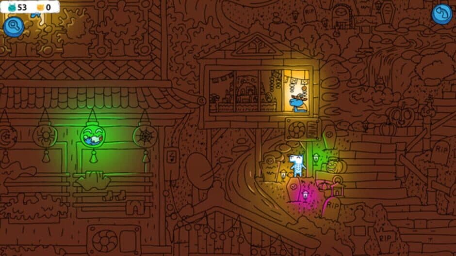 Скриншот 4 из Hidden Capybaras with Orange and Pumpkins: Spooky Halloween Edition