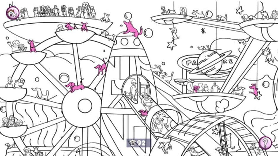 Скриншот 1 из 101 Cute Playland Dogs: Find & Paint