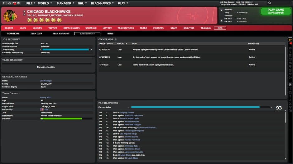 Скриншот 3 из Franchise Hockey Manager 11