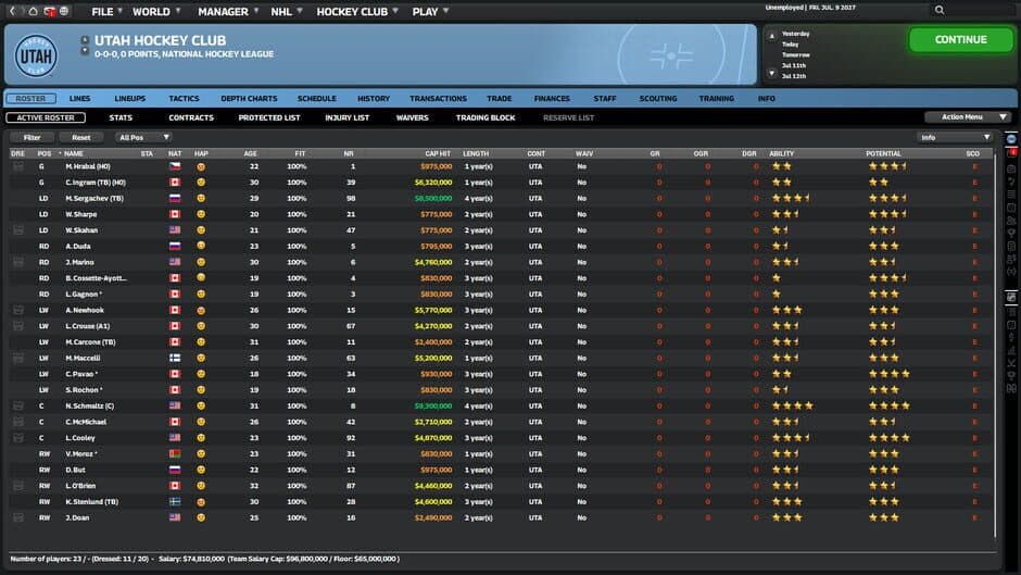 Скриншот 11 из Franchise Hockey Manager 11