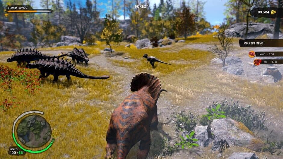 Скриншот 4 из Dinosaur RPG: Dino Survival Simulator Survivor