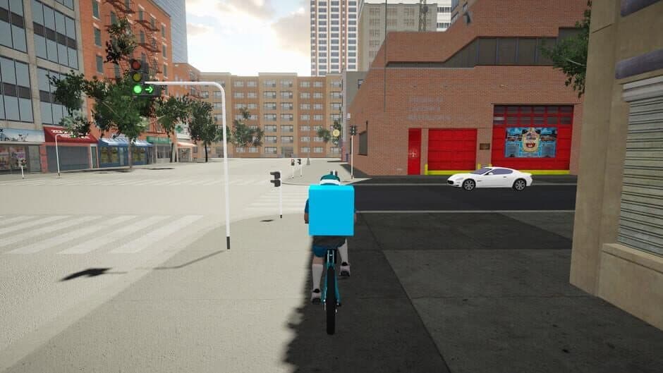 Скриншот 6 из Food Courier: Bike Adventure